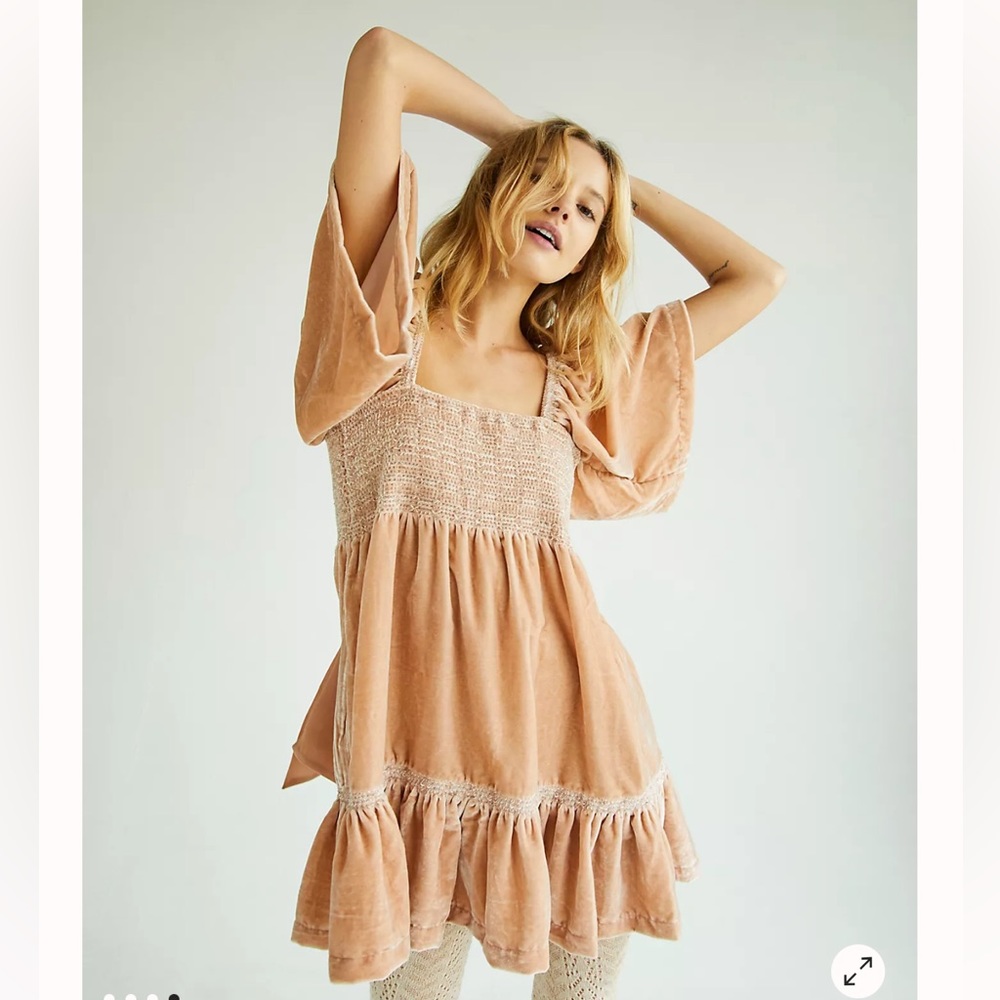 Free People Easy To Love Mini Dress